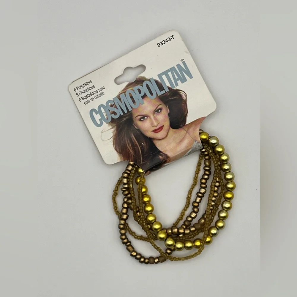 Cosmopolitan Y2K Beaded Hair Ties